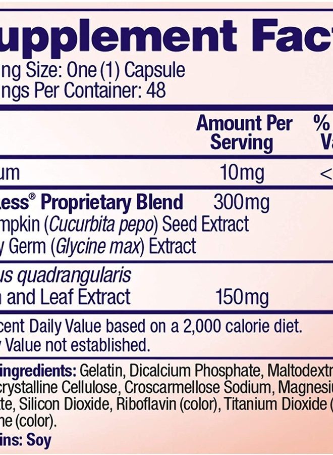 AZO Bladder Control with Go-Less® & Weight Management Dietary Supplement | Helps Reduce Occasional Urgency* | Promotes Healthy Metabolism* | Supports a Good Night's Sleep* | 48 Capsules - Image 2