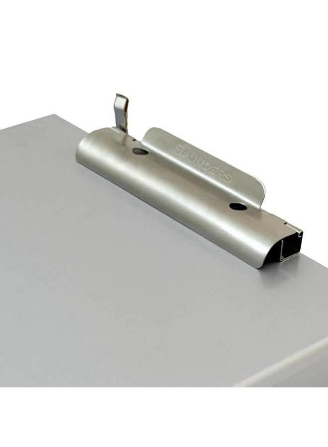 Saunders Metal Clipboard with Storage, Silver Single Layer Nursing Clipboard Folio, Legal Size Paper Organizer, Steel Clip with Self Locking Latch, Form Holder for Office, School & Work - Made in USA - Image 5