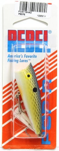 Rebel Lures Pop-R Topwater Popper Fishing Lure, Foxy Shad, Pop-R (1/4 oz), One Size - Image 2