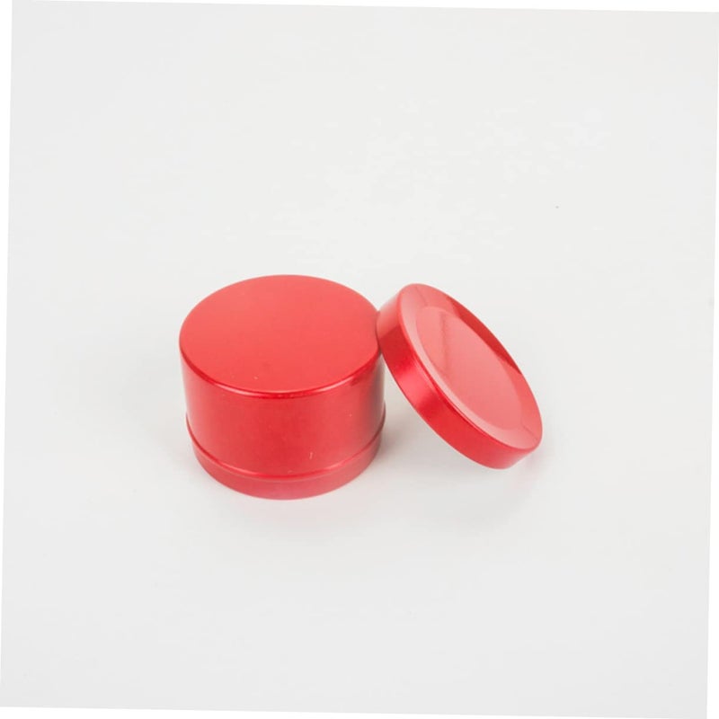 Red Aluminum Can Sealing Lids 6pcs 5X5X3 5CM Travel Storage Jars For Ointments Candles Jewelry - Image 4