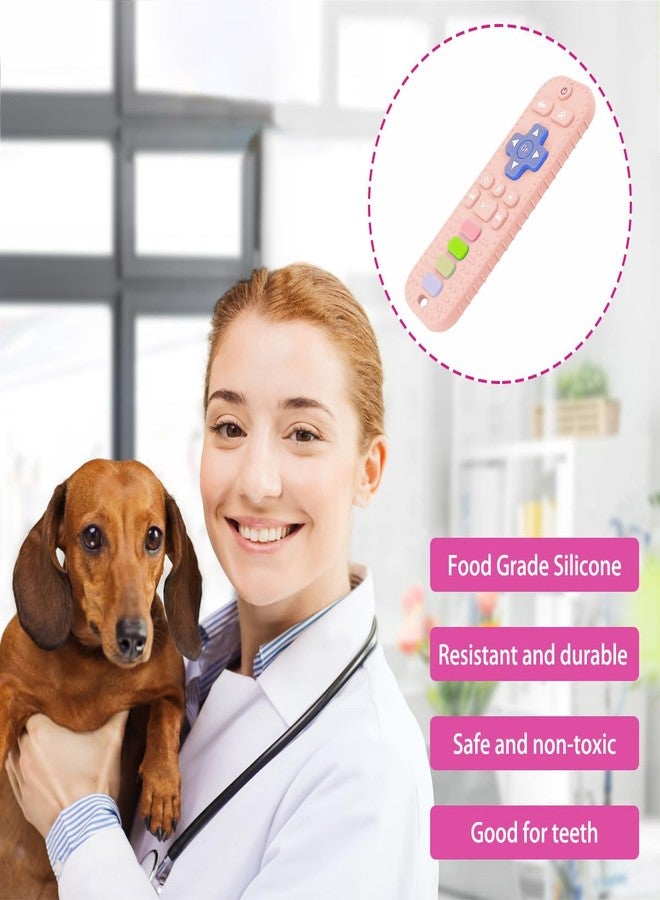 HAISENGO 2 PCS Dog Teething Toys, TV Remote Control Shape Chew Toys for Training and Cleaning Teeth, Interactive Teether for Small Medium Dogs - Image 3