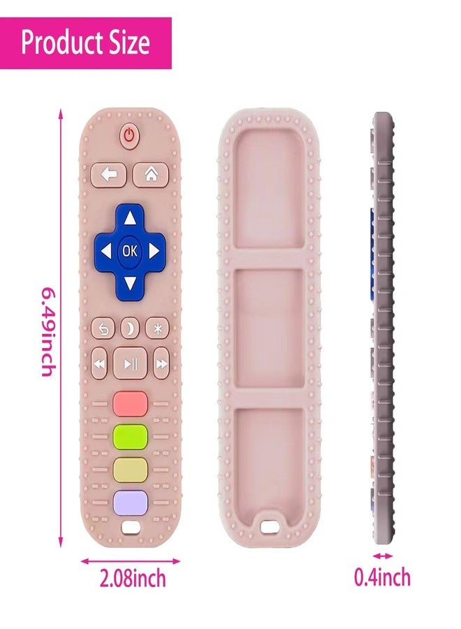 HAISENGO 2 PCS Dog Teething Toys, TV Remote Control Shape Chew Toys for Training and Cleaning Teeth, Interactive Teether for Small Medium Dogs - Image 2