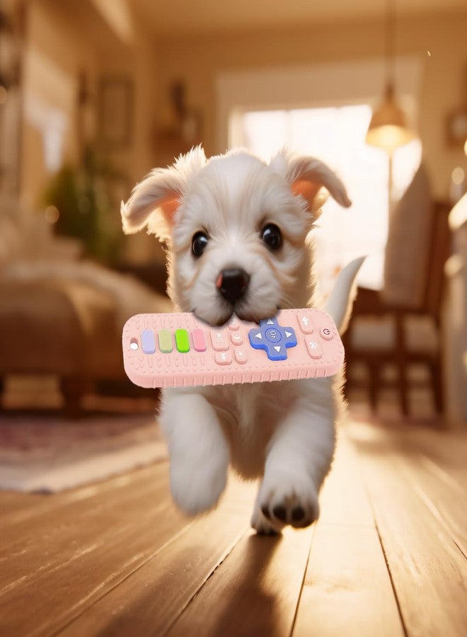 HAISENGO 2 PCS Dog Teething Toys, TV Remote Control Shape Chew Toys for Training and Cleaning Teeth, Interactive Teether for Small Medium Dogs - Image 4