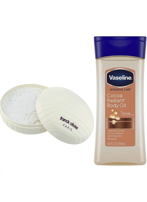 Frank Body Powder Set 200g with Vaseline Cocoa Jelly 200ml