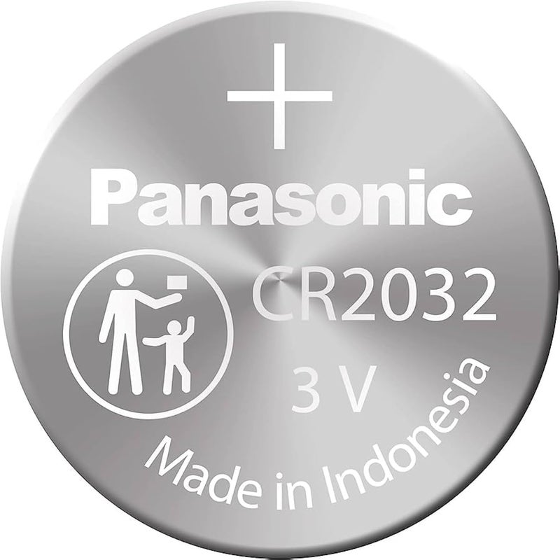 Panasonic Z1187 CR2032 3V Lithium Coin Battery — Authentic Long Lasting Power for Car Key Fob, Remote, Scale, Thermometer, Motherboard CMOS, Calculator, Toys & Medical Devices