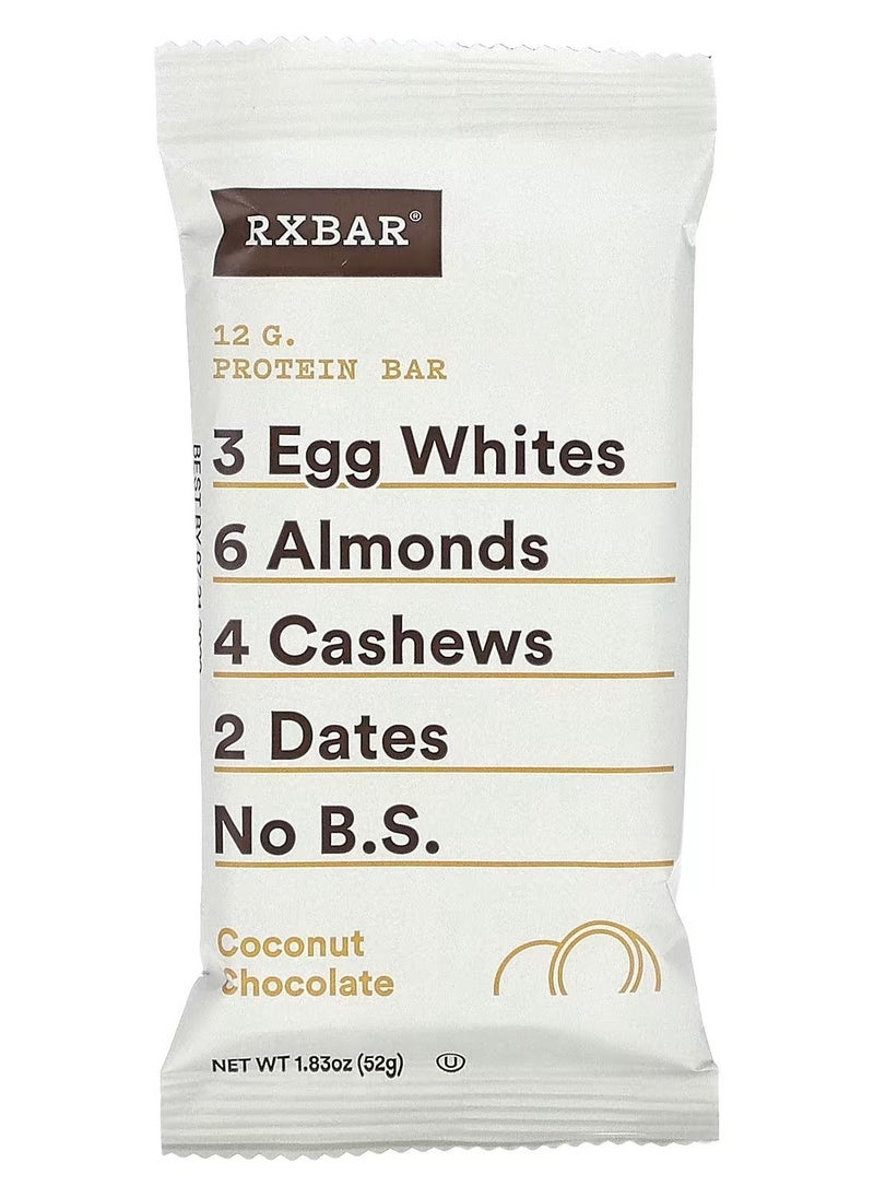 RXBAR - RXBAR Protein Bar Coconut Chocolate 12 Bars - Image 1