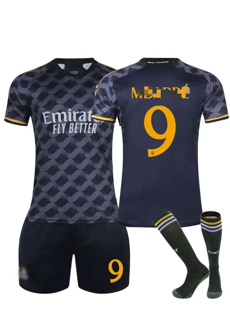 General Kids Football Jersey Set, No.9 Football Soccer Jersey, Football Soccer Jersey Tracksuits Kit for Kids Youth 24Yard  - Image 1