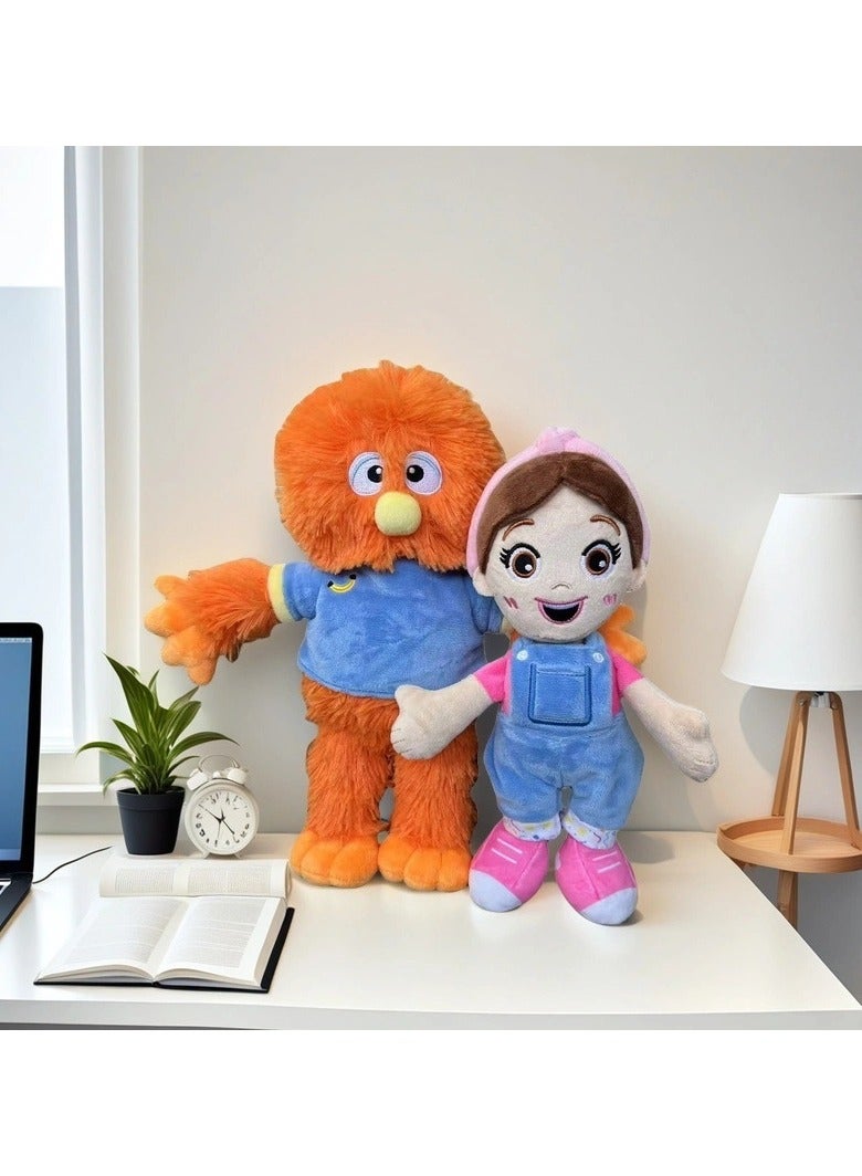 2pcs new product ms Rachel Plush doll Rachel ladies doll cute puzzle girl plush toy - Image 1