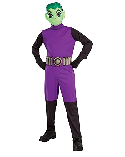 Rubies Childs Teen Titans Go Movie Costume Beast Boy Medium for Themed Parties and Halloween