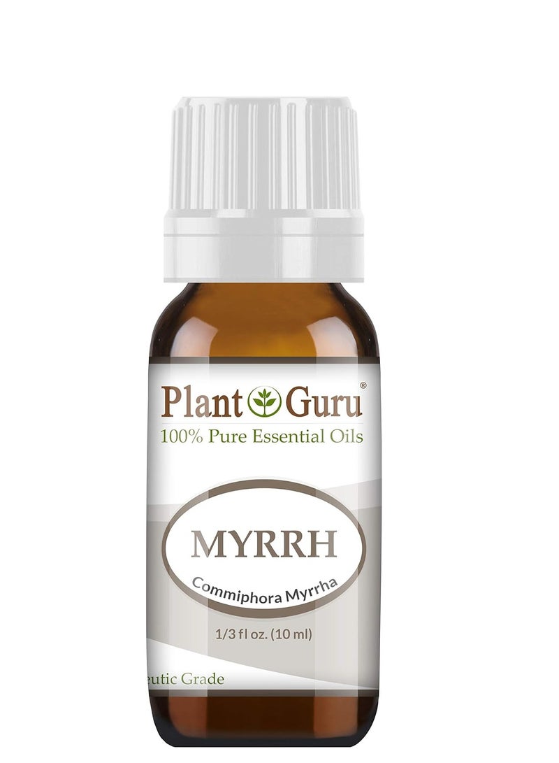 Plant Guru Myrrh Essential Oil 10 ml 100% Pure Undiluted Therapeutic Grade.