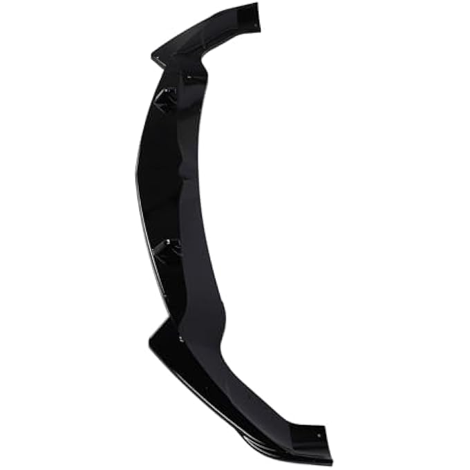 Cryfokt Front Bumper Lip Spoiler Sporty Glossy Black Splitter Protector for Stelvio 2017+ Enriched Appearance for Easy Installation - Image 2