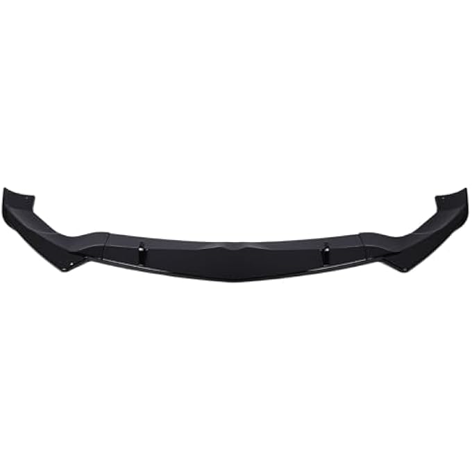 Cryfokt Front Bumper Lip Spoiler Sporty Glossy Black Splitter Protector for Stelvio 2017+ Enriched Appearance for Easy Installation - Image 3