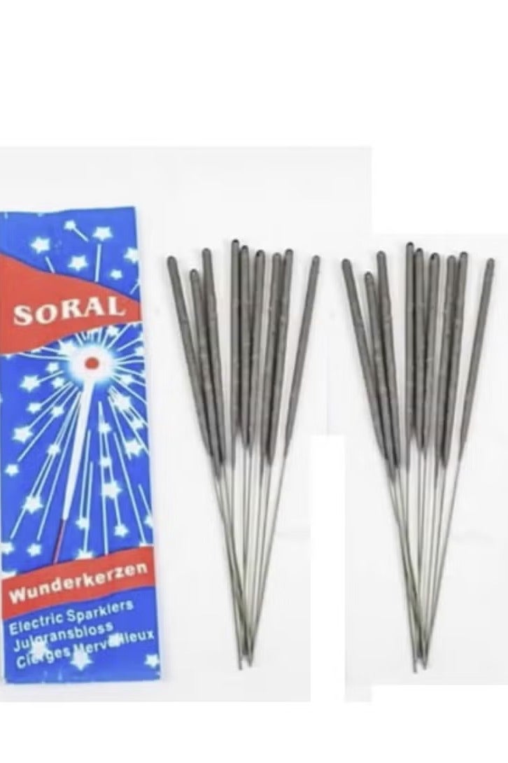 سورال شرار نجوم الليل 20 أعواد داخل العلبة الواحدة شموع شرار