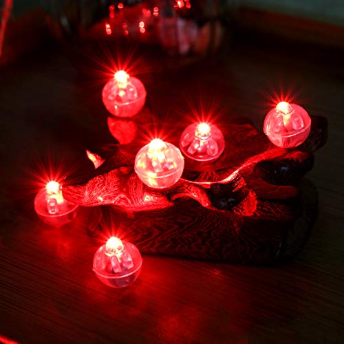 Neo LOONS® 100pcs/lot 100 X Red Round Led Ball Lamp Balloon Light long standby time for Paper Lantern Balloon Light Party Wedding Decoration - Image 3