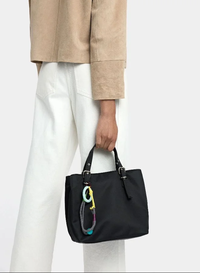 PARFOIS Nylon Tote Bag With Pendant