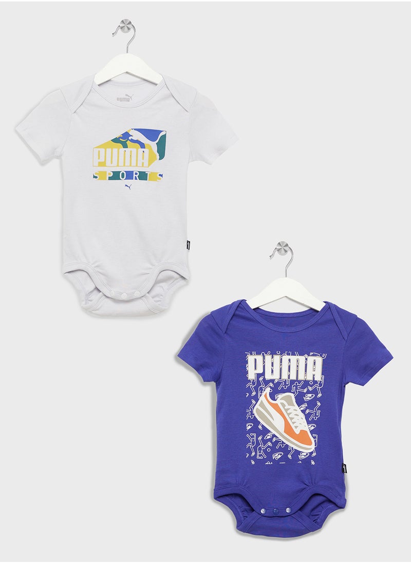 PUMA - Infant 2Pcs Minicats Bodysuit Set - Image 1