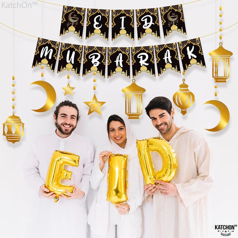 KatchOn Eid Mubarak Garland Decoration – Eid Party Garland for Decor & Iftar Party Decorations – Pack of 1 - Image 5