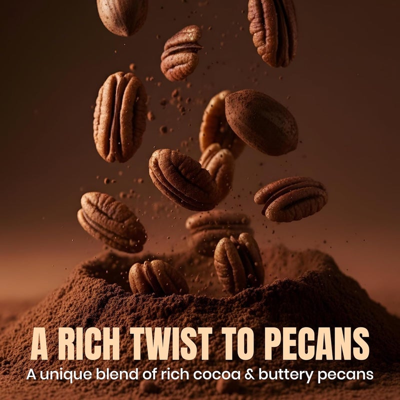 Karish Pecan Dragee Cacao 180g Jar – Crunchy Nut Snack Coated in Rich Cacao, Perfect for Gifting & Sharing - Image 5