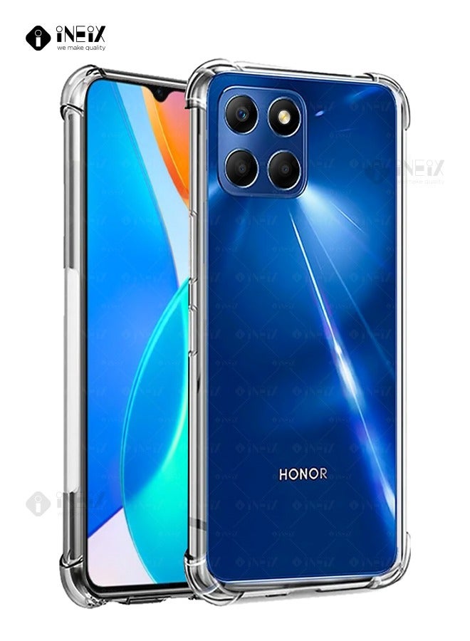 INEIX Shockproof Silicone Protective Case Cover For Honor X6- Clear - Image 2