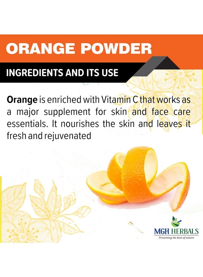 MGH Herbals Orange Peel Powder For Skin And Face (200 Grams) | 100% Natural, Preservative-Free, No Chemcial  - Image 3
