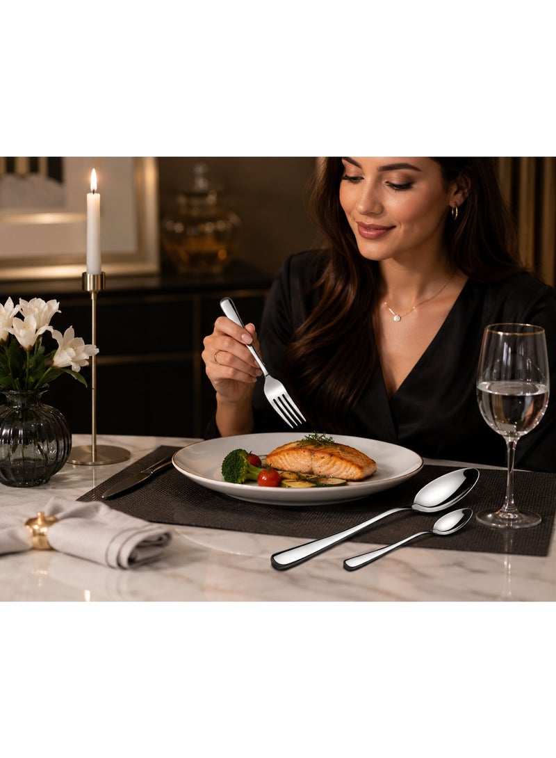 Lamart 24 Pcs Stainless Steel Cutlery Set Emma - Image 4