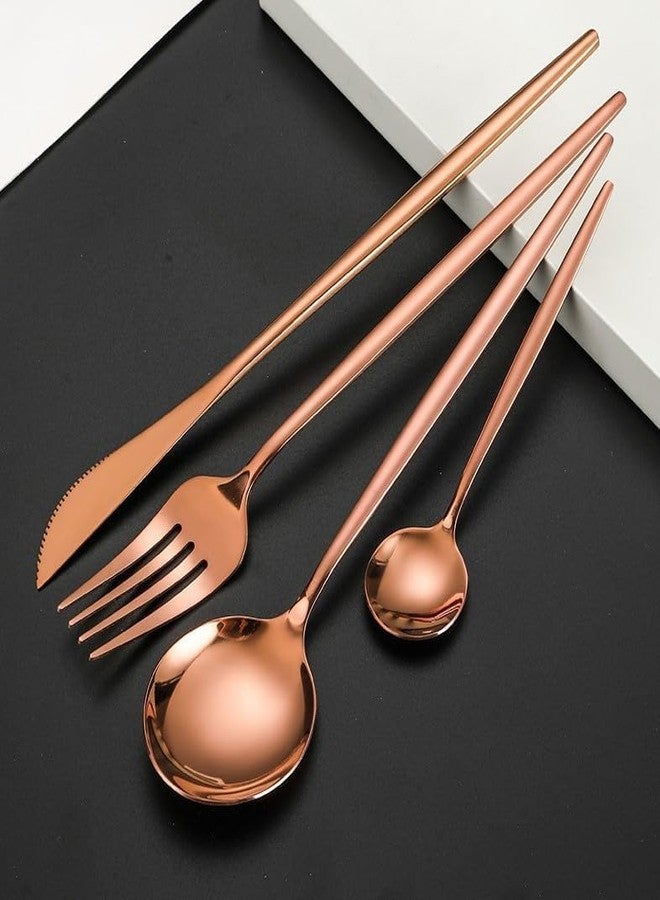 Naidev Teaspoons - 4 Piece Stainless Steel Tea Spoons or Coffee,Dessert Spoons for Home, Kitchen or Restaurant - Dishwasher Safe. - Image 5