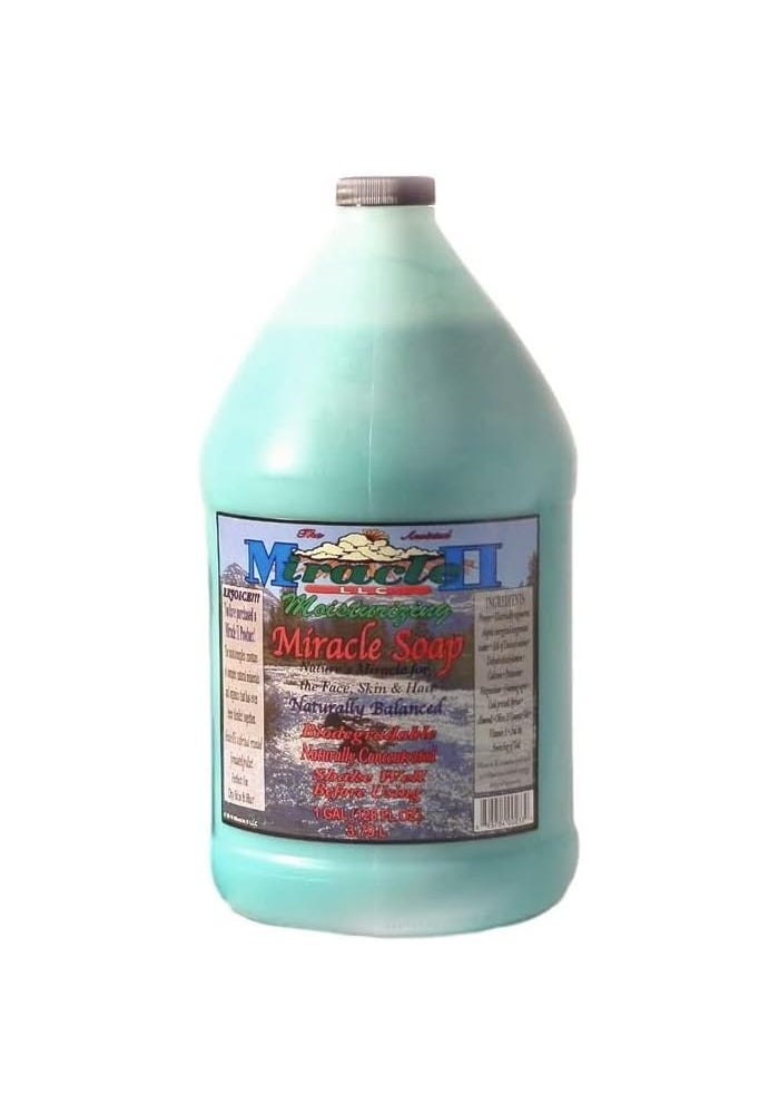 Miracle II Moisturizing Soap - 1 Gallon (128 oz) - All Natural Cleanser for Skin and Hair - Image 2