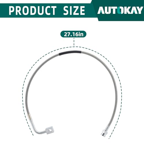 AUTOKAY Front Rear Brake Lines for Jeep Wrangler JK 20072018 Stainless LW72CR - Image 3