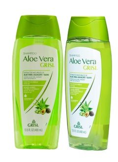 Grisi Aloe Vera Shampoo Moisturizing Shampoo with Aloe Vera Extract ParabenFree Hair Product for Soft and Shiny Hair 2Pack of 135 FL Oz each 2 Bottles