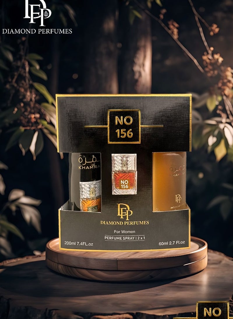 دايموند NO-156-دايموند طقم برفيم 2*1 طقم هدايا - Image 2