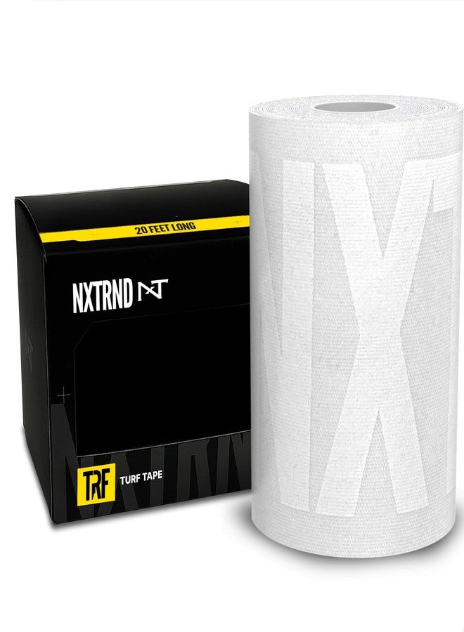 NXT NXTRND Nxtrnd TRF Turf Tape Football, Extra Wide Kinesiology Tape, Protects from Turf Burn (White) - Image 1