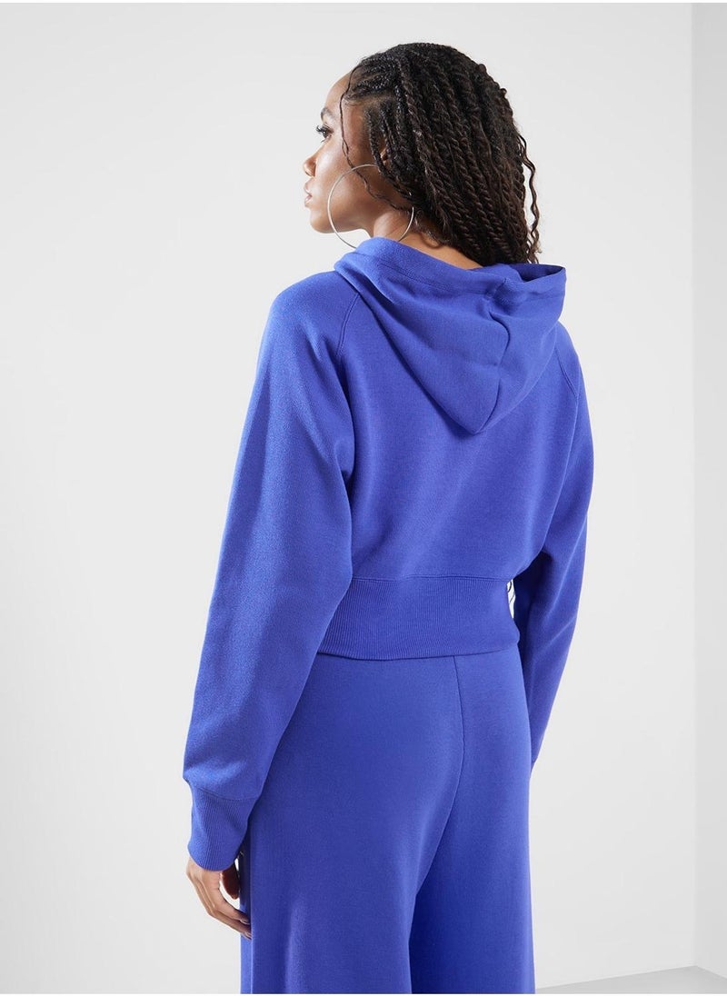PUMA Relaxed Cropped Hoodie - Image 2