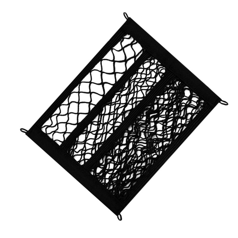 Elastic Storage Mesh Bag For Electric Bike Front Basket Dual Cargo Netting Organizer - Image 2
