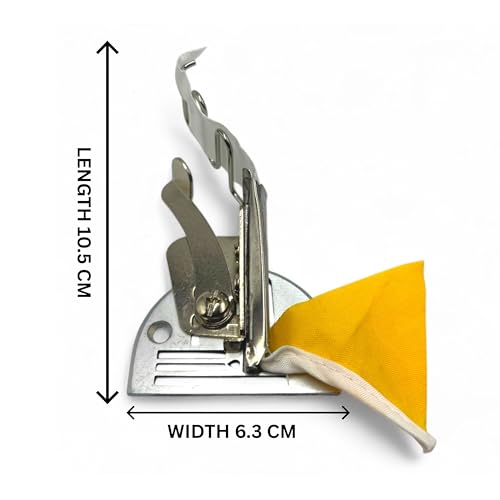 Zenith A10 Steel Double Fold Angle Binder Folder Set, Industrial Sewing Machine Attachment, Compatible with Jack and Juki Single Needle Lockstitch Sewing Machine Accessories (26 MM) - Image 2