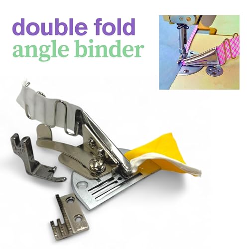 Zenith A10 Steel Double Fold Angle Binder Folder Set, Industrial Sewing Machine Attachment, Compatible with Jack and Juki Single Needle Lockstitch Sewing Machine Accessories (26 MM) - Image 4