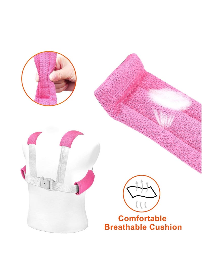 نيبمينينت Anti Lost Toddler Leash, with Backpack Harness Wrist Link, Baby Leash Safety Walking Link for Kids Keep Your Runner Close and Safe in Crowd Public Pink - Image 5