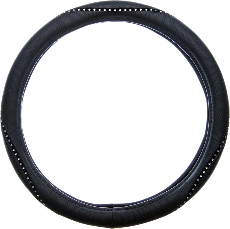Custom Accessories Space saving 38466P Black Rope Bling TPE Core Steering Wheel Cover Compact design - Image 2