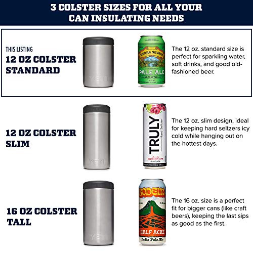 YETI Rambler 12 oz. Colster Can Insulator for Standard Size Cans, Stainless (NO CAN INSERT) - Image 2