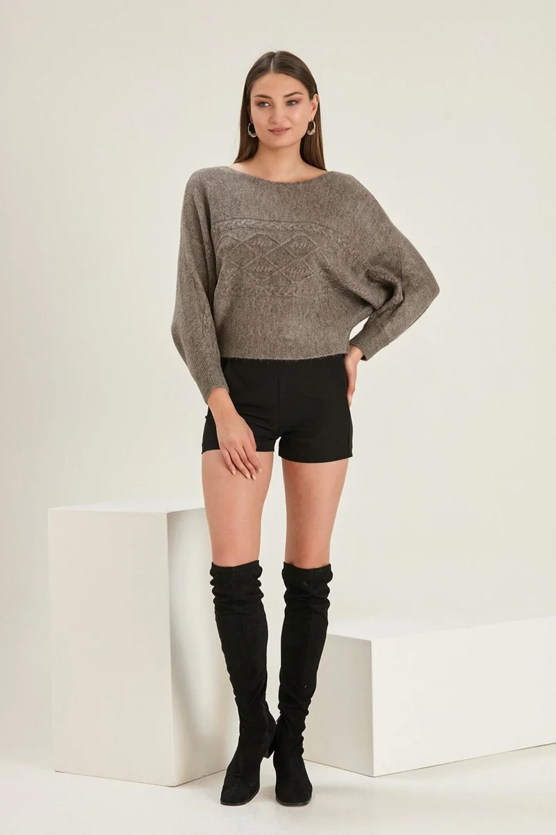 Alexander Gardi Alexandergardı Bat Sleeve Sweater (B22-5750)