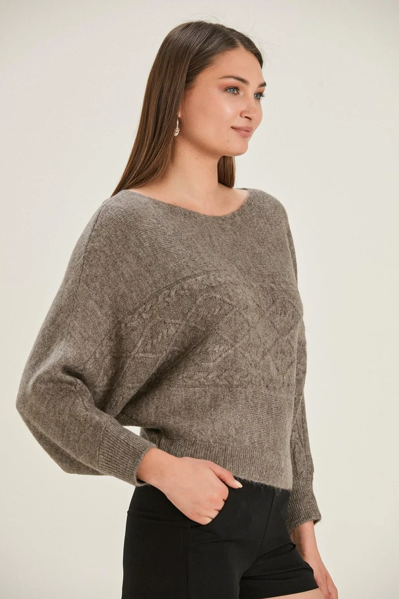 Alexander Gardi Alexandergardı Bat Sleeve Sweater (B22-5750)