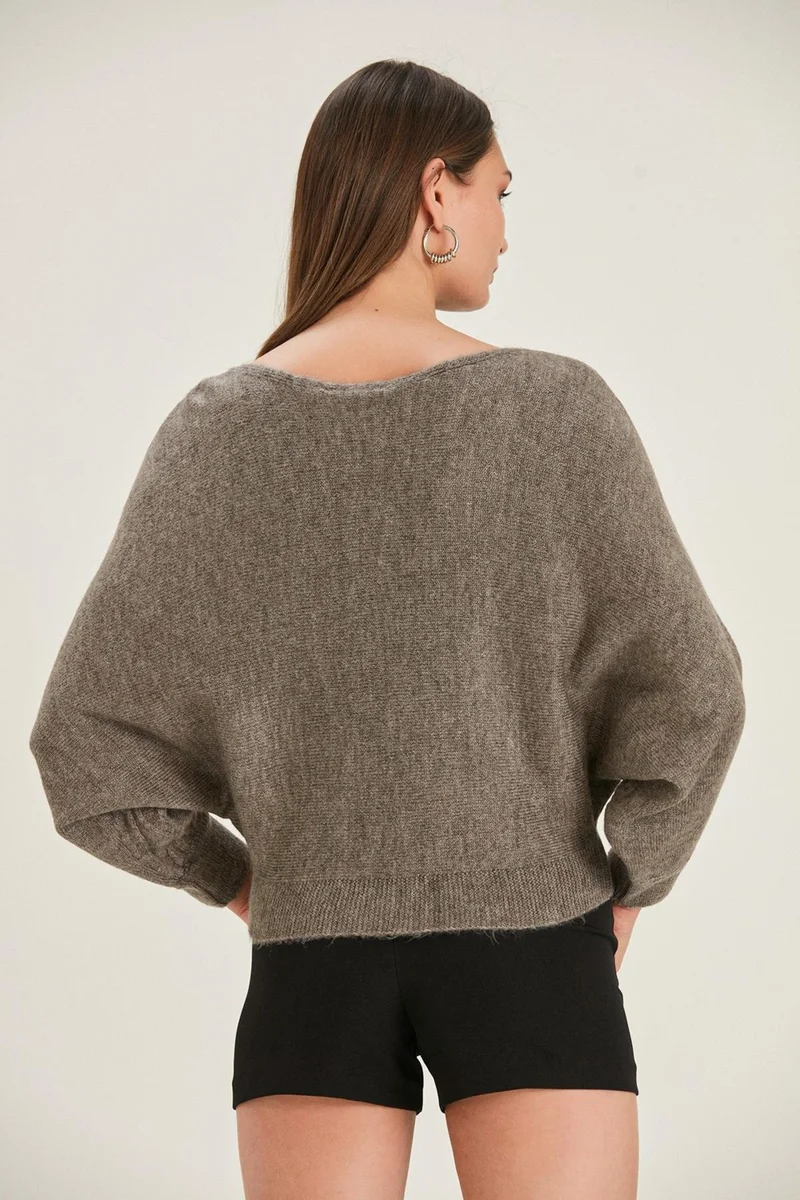 Alexander Gardi Alexandergardı Bat Sleeve Sweater (B22-5750)