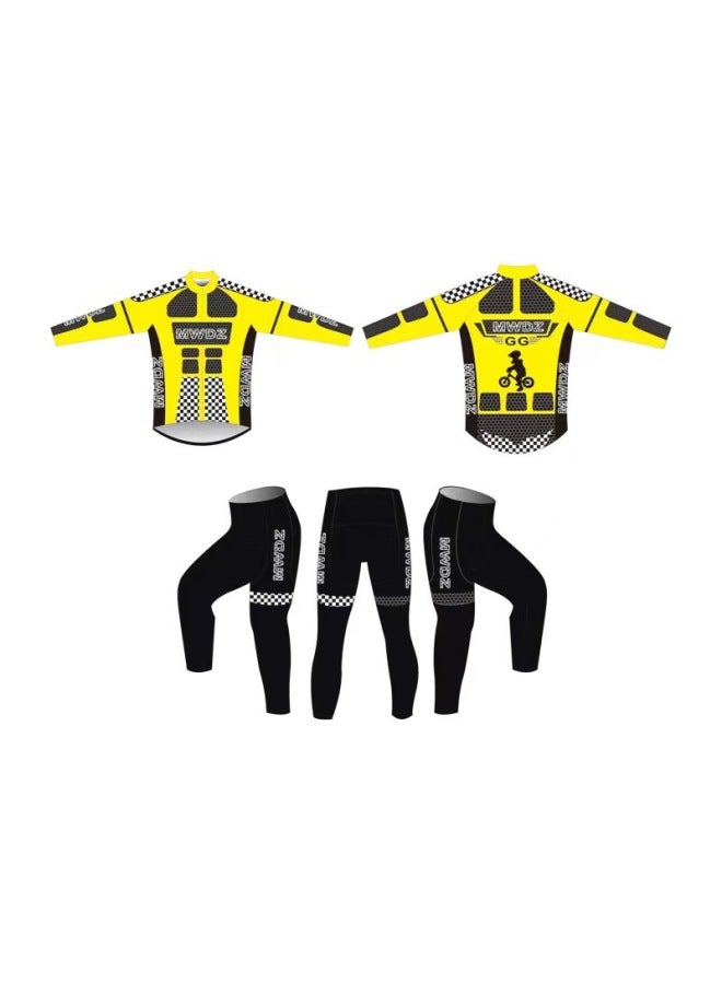 New Long-sleeved Children's Bicycle Balance Wheel Pulley Riding Clothing Breathable Quick-drying Riding Equipment