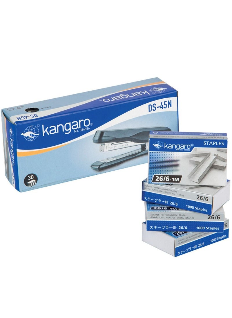Kangaro - 30-Sheet capacity Stapler With 4 Packs of Pins - Image 1