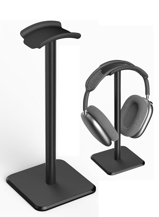 Headphone Stand - Headset Stand with Aluminum Hanger, Headphone Holder for AirPods Max, Sony, Bose, Beats and More (Black) - Image 1
