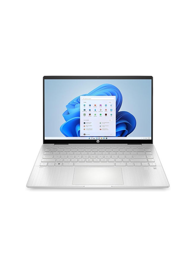 HP (Upgraded Version) PAVILION X360 14-EK1012NE Touchscreen Laptop With 14-Inch Display, Core i5-1335U Processor/8GB RAM/512GB SSD/Intel UHD Graphics/Windows 11 Home English/Arabic Silver English/Arabic Silver - Image 2