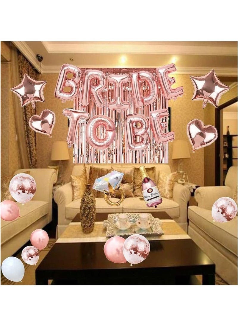 Bukela 72 PCS Bride to Be Decoration Set, Party Balloons Bride To Be Balloon Package - Image 3
