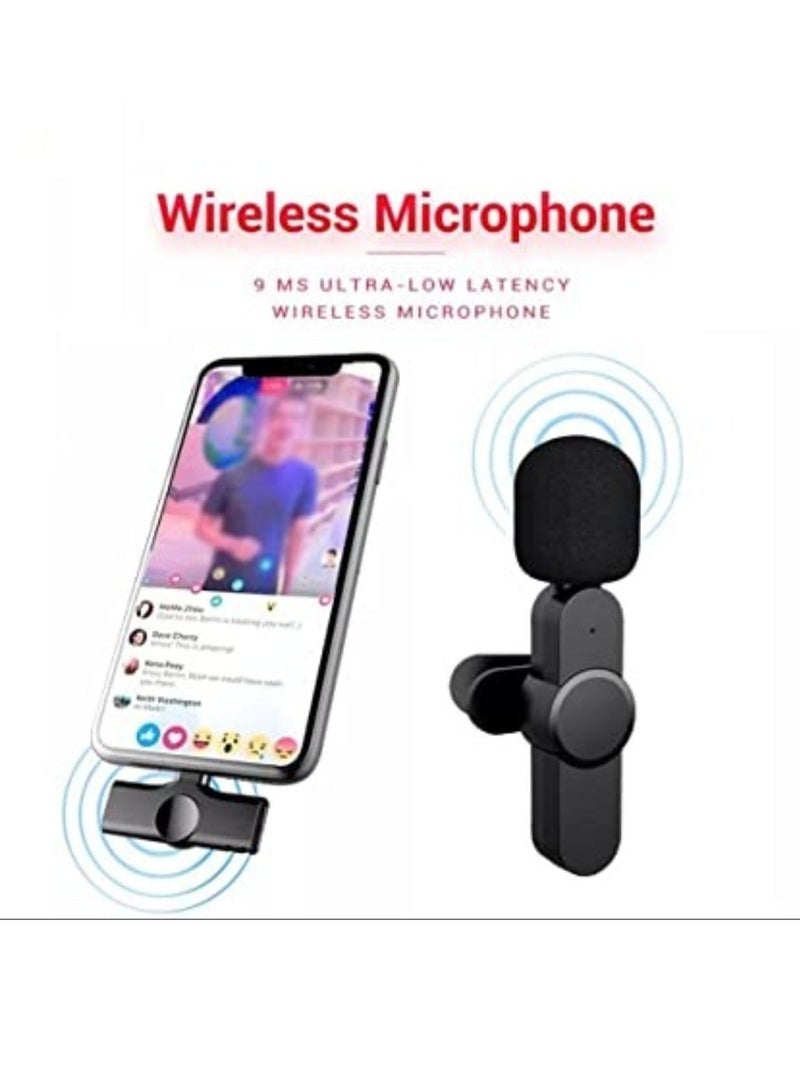 2 in 1 iphone or type-c Wireless Lavalier Microphone For IPhone, Plug Play, Portable Audio Video Recording Mic for Youtube, Live Stream, Vlog, Interview, Laptops PC - Image 3