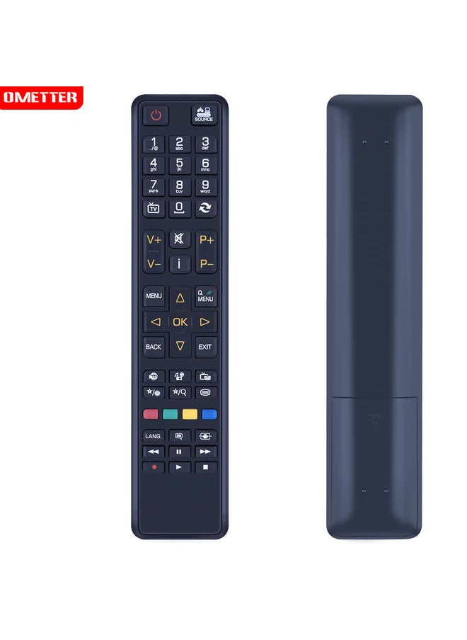 OMETTER - New RC4825 30076858 remote control for Telefunken TV D32H277N3C D39F185N3C D49F283N3C L20H265M2D L23H277D3 L42F242N3C L55F243N3 - Image 1