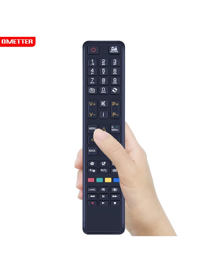 OMETTER - New RC4825 30076858 remote control for Telefunken TV D32H277N3C D39F185N3C D49F283N3C L20H265M2D L23H277D3 L42F242N3C L55F243N3 - Image 1