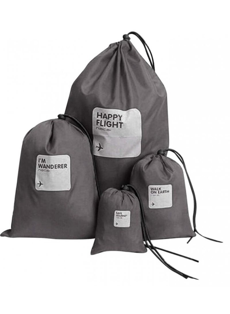 AIWANTO 4-Piece Waterproof Drawstring Storage Bags - Image 5